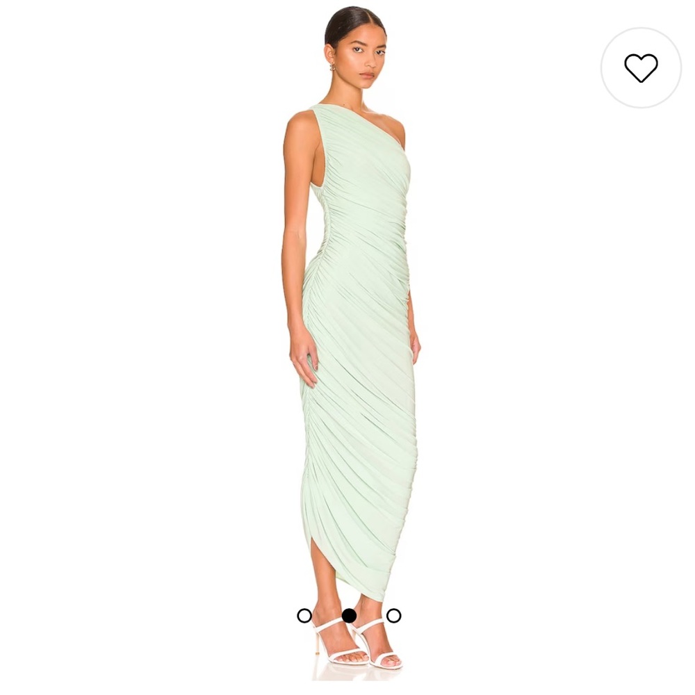 Norma Kamali Diana Midi Dress in Seafoam, NWT - Picture 4 of 7